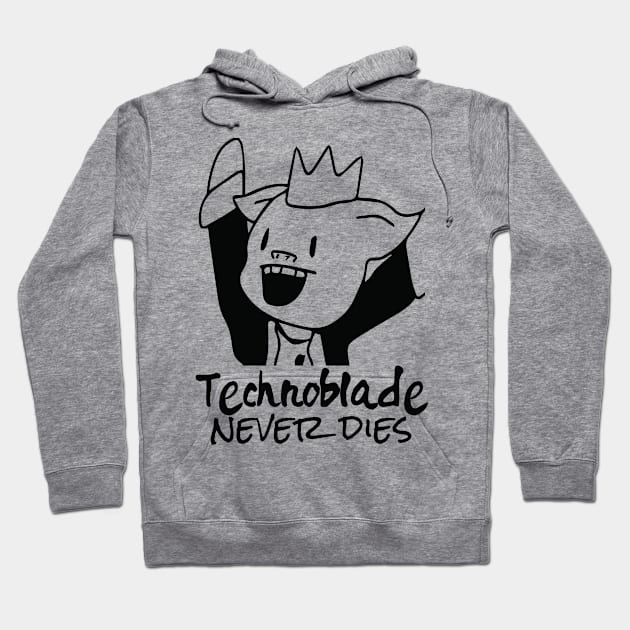 Technoblade Never Dies Hoodie by Vixel Art